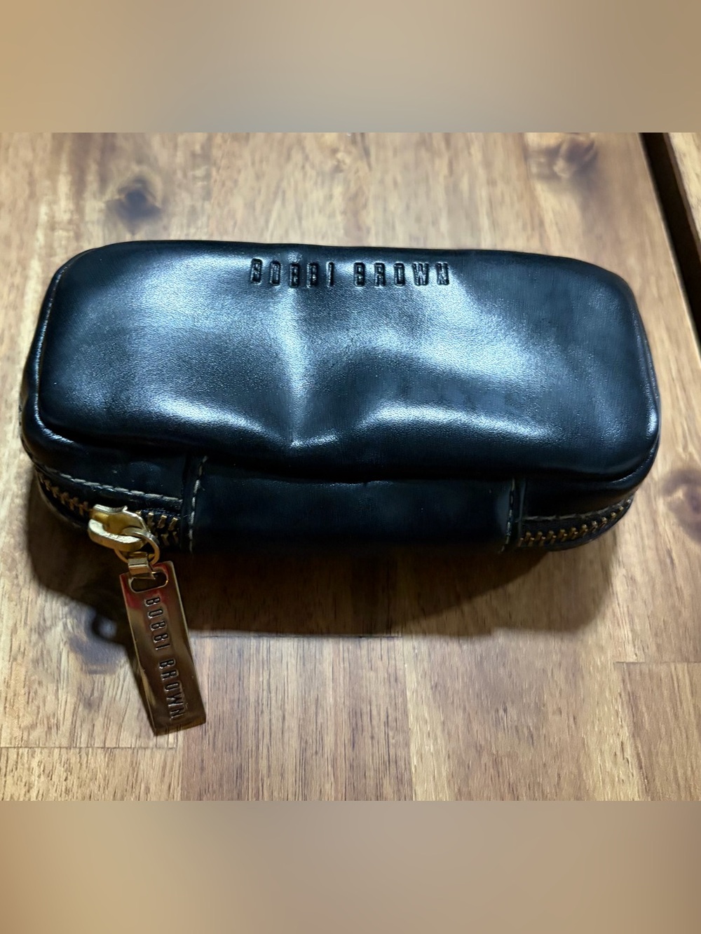 Bobbi Brown Black Cosmetic Zippered Pouch